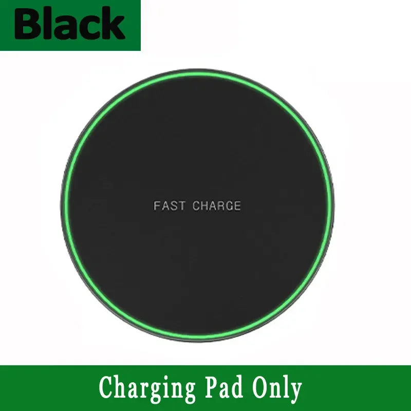 100W Fast Wireless Charger Pad For iPhone 15 14 13 12 X Pro Max 8 Samsung Galaxy