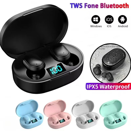 E6S Wireless Bluetooth Earphones TWS
