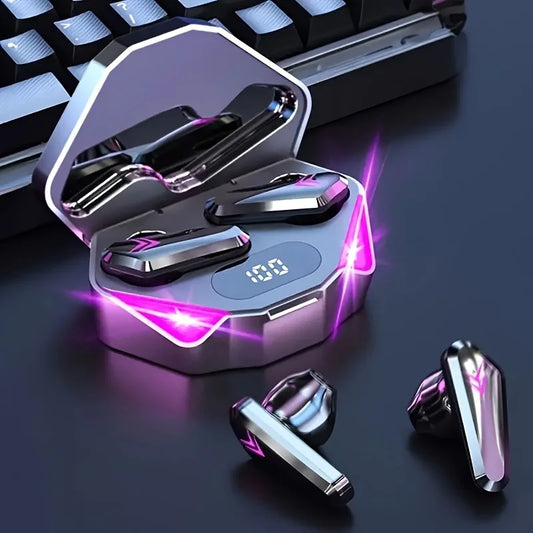 X15 TWS Wireless Bluetooth Headset LED Display Gamer Earbuds with Mic