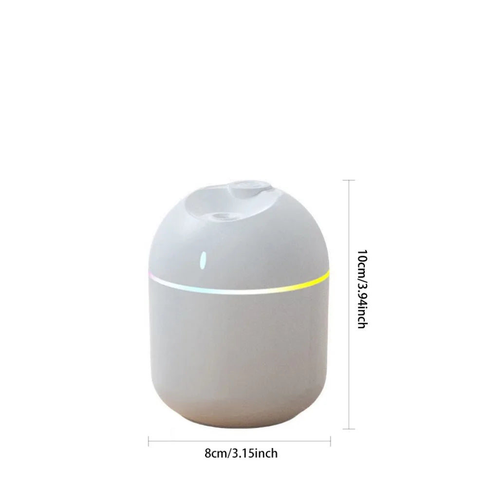 270ML Air Humidifier Cool Mist Aroma Diffuser LED Night Light  power-off protect USB