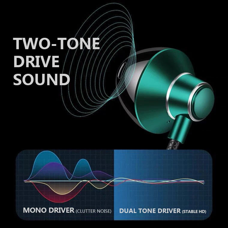 #Type C Headphones HiFi Bass Stereo Volume Control Headset With HD Mic 3.5mm